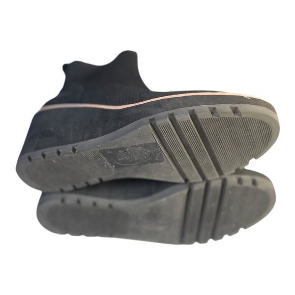 Anne Klein Women’s Black Parley Wedge Stretch Ankle Boots Size-6.5m - Picture 6 of 9